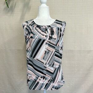 Calvin Klein Black Blouse with Elegant Design